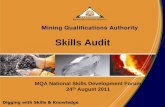 Skills Audit - MQA Audit Project 22 August...Skills Audit introduction, ... 672105 Electronic Instrument Trades Worker ... • Integrate the generated data with the organisation’s