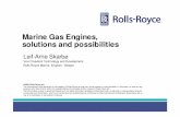 Marine Gas Engines, solutions and possibilities - · PDF fileRolls-Royce data-strictly private 2 A comprehensive range of products Ship design and integrated ship systems Diesel and