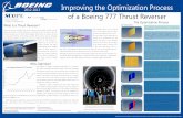 2012-2013 of a Boeing 777 Thrust Reverser the Optimization Process The Optimization Process of a Boeing 777 Thrust Reverser 2012-2013 The 3D geometry is an exact representation of
