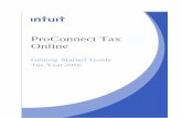 ProConnect Tax Online - Intuit Accountants · PDF fileCONVERTING YOUR DATA FILES Intuit offers a Data Conversion from your existing tax program to ProConnect TaxOnline. For steps on