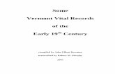 Some Vermont Vital Records of thevermonthistory.org/documents/transcriptions/BowmanVtVRs.pdf · Rindge, N.H., a native of Groton, Mass., in his 79th year. ... Some Vermont Vital Records