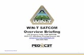 WIN-T SATCOM Overview Briefing - AFCEA … SATCOM Overview Briefing LTC Gregory Coile, PdM SATCOM PEO C3T, Aberdeen Proving Ground, MD gregory.h.coile.mil@mail.mil 443-395-7081 1 ...