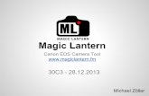 Magic Lantern - CCC Event Blog Lantern Canon EOS Camera Tool  ... even if your NLE supports h264 natively ... 14 bits per pixel