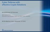 Cyber Defense with effective Crypto Solutions - AFCEA · PDF fileCyber Defense with effective Crypto Solutions. ... Firmware USB Logical ... Then the users should use TopSec Mobile