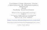 Leisure Line Power Vent Operations & Maintenance … Line Power Vent Operations & Maintenance Manual . And . Safety Instructions . Black Rock Manufacturing . DBA . Leisure Line Stove