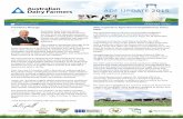 President’s Message ADIC responds to Agricultural ... · PDF fileAustralian Dairy Farmers (ADF) welcomes 2015 with enthusiasm as ... Dairy Australia Sustainability Manager, Helen