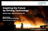 Inspiring the Future by Driving Technology - Home - English - · PDF file · 2011-05-16Start up converter steelplant ... and new „VAICON Link“ at voestalpine „SWGR“ at Dragon