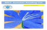 2017%Summer%ReadingList - Creative Learning Academy3).pdf · wellastheenrichment!activities!on!our!website.!Spending!time!on!these!valuable! ... Davies,!Jacqueline;The’Lemonade’War