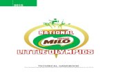 TECHNICAL HANDBOOK - MILO Philippines · PDF file3 I. ARNIS The International rules and the MILO ground Rules in the Arnis –Anyo demonstration sport shall govern the conduct of this
