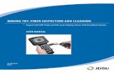 BOEING 787: F IBEr INspEctION aNd · PDF fileBOEING 787: F IBEr INspEctION aNd clEaNING UsEr MaNUal Inspect with FBP Probe and HD-series Display; Clean with CleanBlast System Zp-pKG-0554