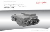 Series 20 Axial Piston Pumps Service Manual - Danfossfiles.danfoss.com/documents/Series 20 Axial Piston Pumps Service... · 060 for example to 60 cm3 999 maximal setting of flow volume