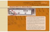 Digital Micro-Ohm Meter -  · PDF fileDigital Micro-Ohm Meter The compact, ... busbars, breakers, SF-6 switchgear, switches, ... Semi-Automatic 12KV & Automatic 12KV& 5KV