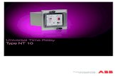 Universal Time Relay Type NT 10 - BuildSystembuildsystem.in/uploads/files/Manufacturers/cataloge/18398.pdf · 2 Universal Time Relay | Product brochure ABB – a global leader ...