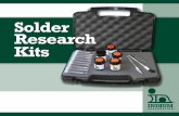 Solder Research Kits - GPS Kits, you can experiment with various solders, then choose the best one for ... making it valuable for cryogenic application.