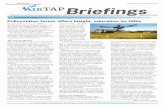 Briefings -  · PDF fileSpecial Double Issue: This issue of AirTAP Briefings features extended coverage of AirTAP Fall 2015 events. ... airspace, land use and zoning,