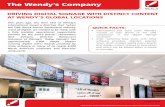 The Wendy's Company - Scala Digital Signage · PDF fileThe Wendy’s Company ©2014 Scala. Scala and the Exclamation Point Logo are registered trademarks of Scala when content will