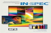 Spectrophotometric Standards Reference Guide - GFS … Files/GFS_Inspec_Cat... ·  · 2012-12-02Spectrophotometric Standards Reference Guide ... associated with that value. Please