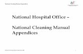 National Hospital Office – National Cleaning Manual · PDF fileNational Cleaning Manual Appendices National Cleaning Manual September 2006 1 National Hospital Office – National