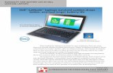 Durability and battery life of Dell Latitude laptops · PDF fileDURABILITY AND BATTERY LIFE OF DELL LATITUDE LAPTOPS ... lasted longer than the competition’s batteries, ... Durability