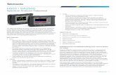 H500 / SA2500 - Tektronix · PDF fileH500 / SA2500 Spectrum Analyzer Datasheet The H500 and SA2500 will quickly scan the RF environment, classify the known signals, ... Pitney Bowes
