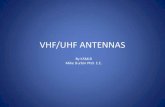 VHF/UHF ANTENNAS - K5FRC.ORGk5frc.org/training/VHFUHF ANTENNA TRAINING..pdf ·  · 2015-04-08Transmit power 10 watts Antenna Gain 6 dB all directions TRP = 100 watt ... MONOPOLE
