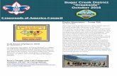 Crossroads of America Council - 247 Scouting · PDF fileCrossroads of America Council ... I want to thank Troops 318, 326, 337, 338, ... rank in Cub Scouting. It is a Pilot Program