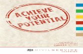 R POTENTIAL - Civil Service · PDF file · 2013-04-12The key to achieving your potential ... 6 7 Planning your career ... The secret of getting started is breaking your complex overwhelming