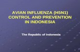 AVIAN INFLUENZA (H5N1) CONTROL AND …unpan1.un.org/intradoc/groups/public/documents/APCITY/...AVIAN INFLUENZA (H5N1) CONTROL AND PREVENTION IN INDONESIA The Republic of Indonesia