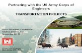 Partnering with the US Army Corps of Engineers - UAF · PDF filePartnering with the US Army Corps of Engineers ... Support Program ... Tribes, private U.S. firms, international organizations,