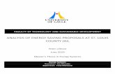 ANALYSIS OF ENERGY SAVING PROPOSALS AT ST. …349558/FULLTEXT01.pdf · ANALYSIS OF ENERGY SAVING PROPOSALS AT ST. LOUIS COUNTY JAIL Peter Lillesve June 2010 Masters Thesis in Energy