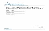 Water Resource Authorizations, Appropriations, and ... · PDF fileArmy Corps of Engineers: Water Resource Authorizations, Appropriations, and Activities Nicole T. Carter Specialist