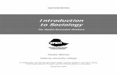 Introduction to Sociology - Carter · PDF fileIntroduction to Sociology For Health Extension Workers ... Sociology and social policy ----- 8 . iii UNIT TWO: The ... • Some people