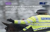 Making and Breaking Barriers - RAND · PDF fileMaking and Breaking Barriers Assessing the value of mounted police ... recording, or information storage and retrieval) without permission