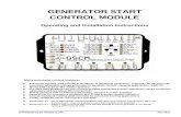 GENERATOR START CONTROL MODULE - Atkinson ... Hz & Under Hz shut down default set to Disabled . v GSCM RevC-5.1 - Added a stop command after each starting attempt to ensure generator