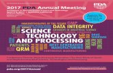 The Parenteral Drug Association presents the 2017 PDA · PDF file · 2017-02-03The Parenteral Drug Association presents the... ... • Define strategies to accelerate new products
