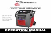 OPERATION MANUAL - Flo-Dynamics Manual.pdf · OPERATION MANUAL Models: FFX1234 ... • Low and High side R1234yf Service ... DO NOT USE COMPRESSED AIR TO PRESSURE TEST …