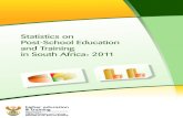 Statistics on Post-School Education and Training in South ... · PDF fileStatistics on Post-School Education and Training in South Africa ... Statistics on Post-School Education and