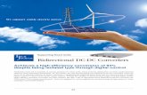 Bidirectional DC-DC  · PDF fileFor this reason, the TDK has developed new bidirectional DC-DC converters, which will ... solar power generation or wind power generation always