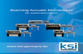 Scanning Acoustic Microscopes - Electron · PDF filemarket by the company Ernst Leitz / Leica in Wetzlar. ELSAM was working with a fre ... With scanning acoustic microscopes the whole