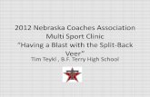 2012 Nebraska Coaches Association Multi Sport Clinic · PDF file · 2012-08-082012 Nebraska Coaches Association Multi Sport Clinic ... “ulf oast Offense” (Louis Horton) “Split-ack