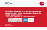 Additive Manufacturing (R)evolution perspective: from ... · PDF fileFCA/CRF Case study ... solid ground curing (SGC) DTM Selective laser (CO2) ... Additive Manufacturing (R)evolution