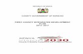 · PDF file · 2017-09-25County Government of Kericho P.O. Box 112- 20200 Kericho Telephone: Telefax. ... and Tourism as sectors having potential to spur high economic growth, ...
