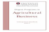 Degree Programs in Agricultural Business Agribusiness Management and Marketing ... Minor in Agricultural Business ... provides training both in courses in the AEAB Department as well