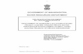 GOVERNMENT OF MAHARASHTRA WATER RESOURCES DEPARTMENT · PDF file · 2013-03-19GOVERNMENT OF MAHARASHTRA WATER RESOURCES DEPARTMENT PRE-QUALIFICATION DOCUMENT NO. CE(E) ... Hydro Power