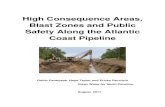 High Consequence Areas, Blast Zones and Public Safety ... · PDF fileHigh Consequence Areas, Blast Zones and Public Safety Along the Atlantic Coast Pipeline Oshin Paranjape, Hope Taylor