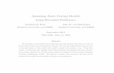 Assessing Asset Pricing Models using Revealed Preferencefaculty.chicagobooth.edu/workshops/finance/pdf/assess… ·  · 2014-05-26Assessing Asset Pricing Models using Revealed Preference