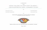 Voice Calling To VoIP Shift In India- Calculation Of Loss ... · PDF fileVoice Calling To VoIP Shift In India- Calculation Of Loss: A Market Study 2 A REPORT ON Voice Calling to VoIP