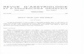REVUE D' ASSYRIOLOGIE - my. | · PDF file · 2016-11-04terms used to highlight ... why as careful a scholar as Abraham Malarnat could label his recent book ... The Itrm ~ Amori'e~