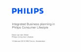 Integrated Business planning in Philips Consumer Lifestyle · PDF fileIntegrated Business planning in Philips Consumer ... SAP APO SAP APO/I2 Cognos ... Demand planning linked to Financial
