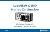 LabVIEW C-RIO Hands On Session - NIarabia.ni.com/sites/default/files/cRIO Hands-on Presentation.pdf · 2 NI LabVIEW Certifications Certified LabVIEWLabVIEW Architect Certified LabVIEWLabVIEW